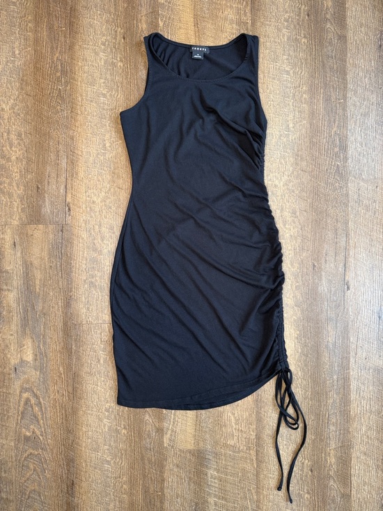 Trouve Dresses & Skirts - Trouvé Nordstrom Women’s Black Ruched Dress Size X-Small
